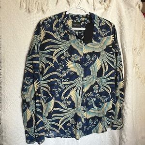 NWT cotton viscose blend blouse